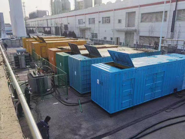 绥化柴油发电机出租案例展示
